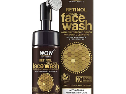 Wow Skin Science Retinol Foaming Face Wash - 150 ml